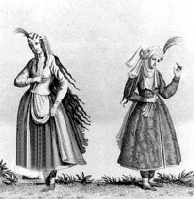  تاریخچه پوشاک زنان ایران, ایرانیان پوشاک زنان