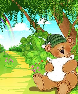 قصه کودکانه خرس تنبل دوستدار عسل