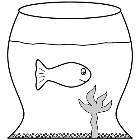 نقاشی تنگ ماهی برای عید