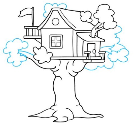 آموزش ساده و گام به گام طراحی خانه درختی