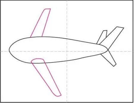 کشیدن هواپیما برای کودکان,آموزش نقاشی هواپیما کودکان,عکس نقاشی هواپیما