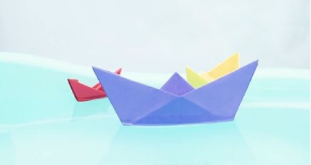 چگونه یک قایق کاغذی بسازیم
