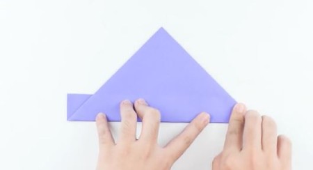 اوریگامی قایق کاغذی