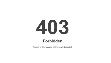 پیغام خطای 403, خطای 403 در سایت چیست, علت خطای 403