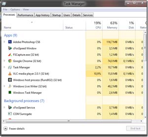 task manager, ویندوز 8, آموزش کامپیوتر