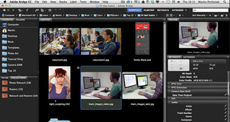 آموزش فتوشاپ, روتوش عکس, Adobe Bridge
