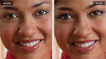 افزودن مژه, آموزش فتوشاپ, روتوش عکس افزودن مژه, آموزش فتوشاپ, روتوش عکس