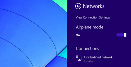 بلوتوث, Airplane Mode, ویندوز 8