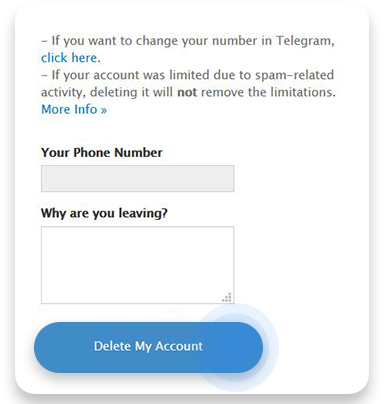 اکانت تلگرام, سیستم عامل اندروید