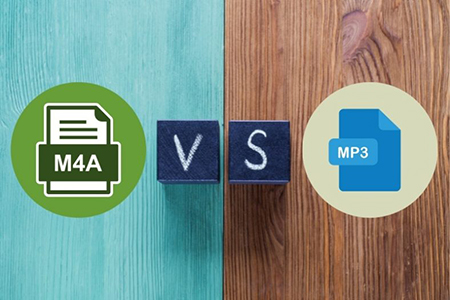 فرمت m4a, فرمت صوتی m4a, تفاوت بین M4A و MP3