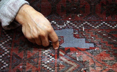 رفوی فرش, هنر قالی بافی