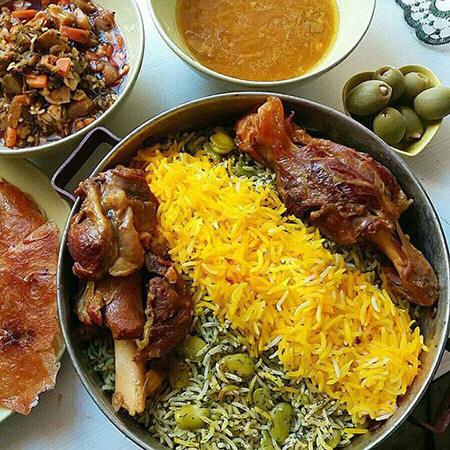 طرز تهیه چلو گوشت,چلو گوشت