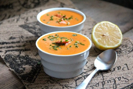 طرز تهیه سوپ سالمون,,نحوه پخت سوپ ماهی