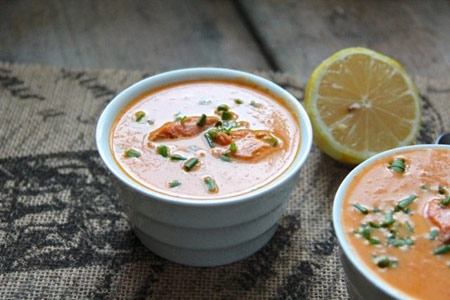 طرز تهیه سوپ سالمون,,نحوه پخت سوپ ماهی