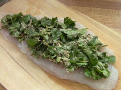 پخت رول ماهی, طرز پخت رول ماهی با سبزیجات