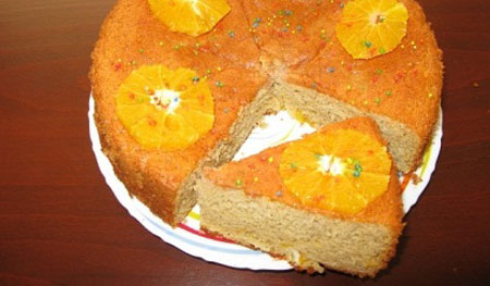 کیک بهارنارنج و پرتقال,طرز تهیه کیک بهارنارنج و پرتقال