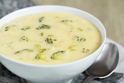طرز تهیه سوپ پنیر
