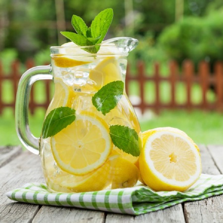 شربت لیموناد , تهیه لیموناد , طرز تهیه لیموناد با نعناع