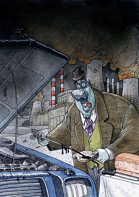 کاریکاتورهای بوریسلاو استانکوویچ, کاریکاتوریست صربستانی