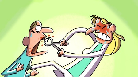 کاریکاتور دندانپزشکی