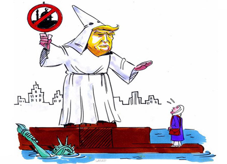 کاریکاتور درباره ترامپ , کاریکاتور و تصاویر طنز