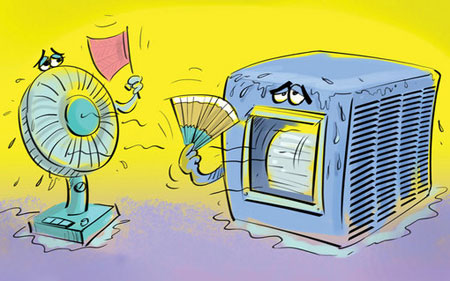 کاریکاتور گرمای هوا, مطالب طنز و خنده دار