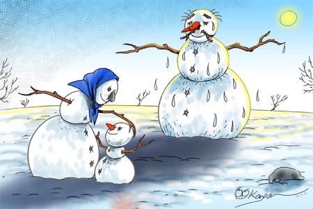 کاریکاتورهای جالب زمستان, کاریکاتورهای جالب و مفهومی زمستان, کاریکاتورهای زمستان