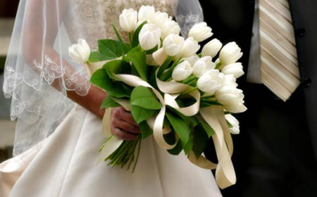 ایده هایی برای دسته گل عروس, مدل دسته گل های سفید عروس