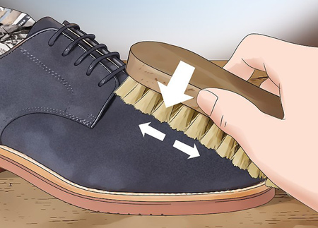 آموزش مرحله ای تمیز کردن کفش جیر,راهنمای تمیز کردن کفش جیر