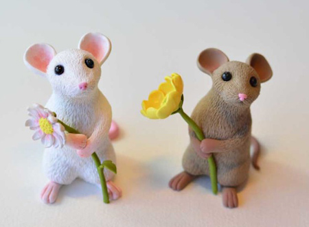 درست کردن موش با خمیر, آموزش تصویری ساخت موش با خمیر