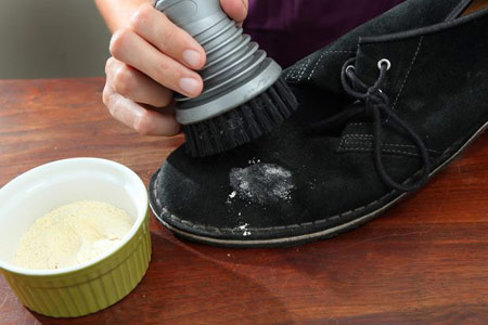 تمیز کردن کفش جیر با وسایل خانگی, طرز تمیز کردن کفش جیر