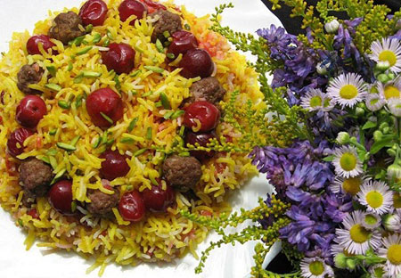  نمونه هایی زیبا از تزیینات غذای سفره های ایرانی