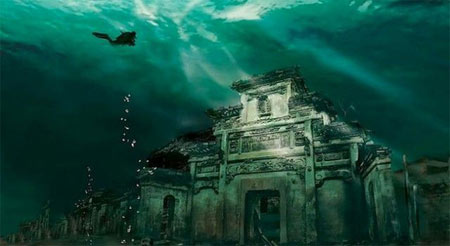 شهر گمشده زیر آب در چین + عکس 