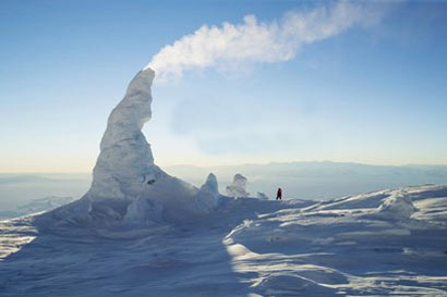 کوه آتشفشان یخی,کوه Erebus,آتشفشان های فعال