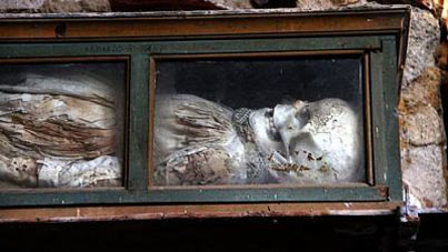 مومیایی,جنازه های مومیایی,صومعه پالرمو در ایتالیا
