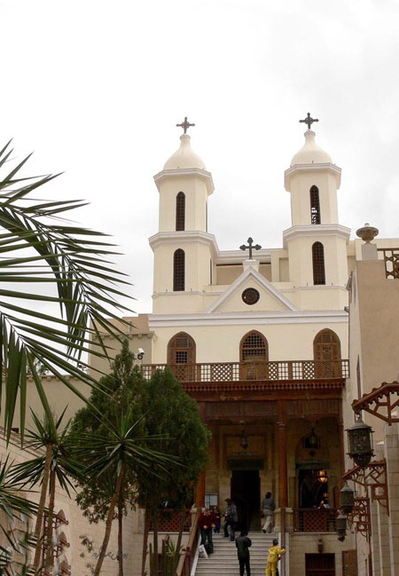 مکانهای زیارتی, کلیسای معلق, کلیسای معلق در مصر