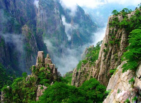 کوههای هونگ شان,کوههای هونگ شان چین,گردشگری