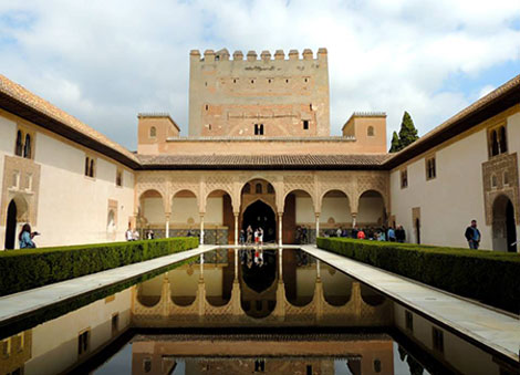 قصر الحمرا در اسپانیا,قصر الحمرا کجاست