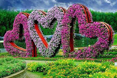 باغ گل معجزه دبي, بزرگترين باغ گل دنيا در دبي
