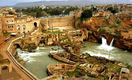 محبوب‌‌ ترین جاهای دیدنی ایران, تصاویر جاهای دیدنی ایران, آبشارهای شوشتر