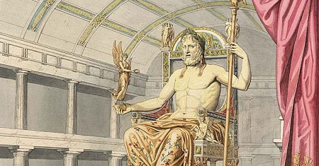 عجایب هفتگانه در جهان, تندیس زئوس در المپیا, عجیب ترین مجسمه های یونان باستان
