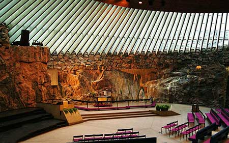 کلیسای تمپلیاکیو فنلاند,تاریخجه کلیسای تمپلیاکیو فنلاند,عکس های کلیسای تمپلیاکیو