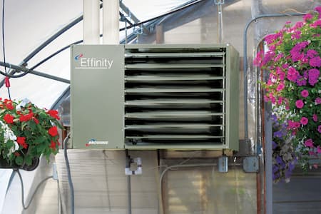 مزایای استفاده از بخاری مخصوص گلخانه, بهترین سیستم گرمایش گلخانه, هیتر گلخانه گاز سوز