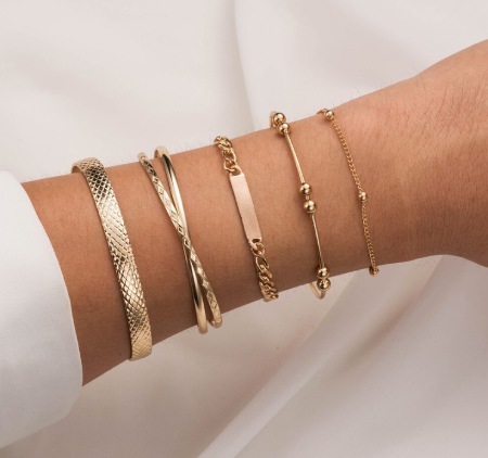 انواع دستبند طلا, اسم انواع دستبند طلا, آشنایی با انواع دستبند طلا