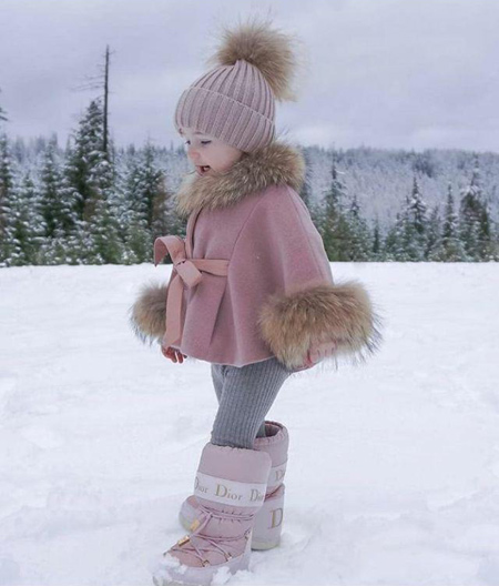مدل لباس بچه گانه,لباس زمستانی دخترانه