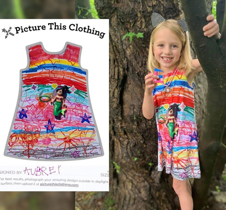 ایده هایی برای طراحی لباس کودکان, طرح نقاشی روی لباس