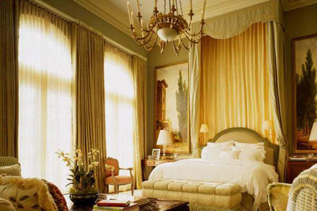 اتاق خواب های سلطنتی, چیدمان اتاق خواب های کلاسیک
