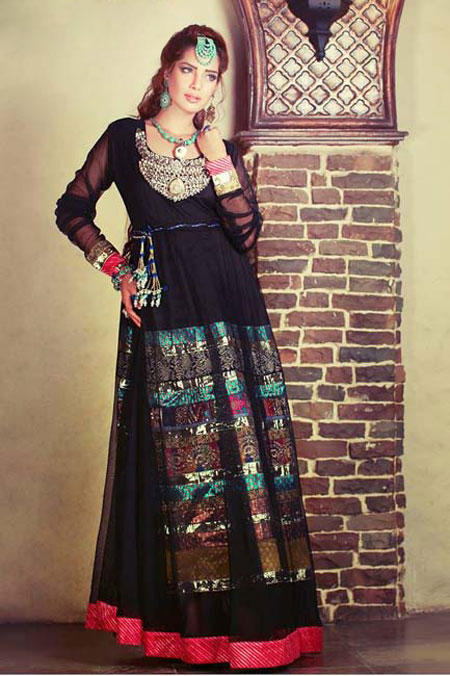 نمونه هایی از جدیدترین مدل لباس های پاکستانی سال 2014