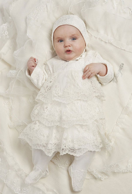 لباس سفید نوزاد, ست لباس سفید نوزاد