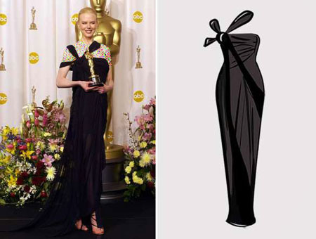 ستارگان اسکار در مراسم اهدای جوایز چه مدل لباس هایی پوشیدند